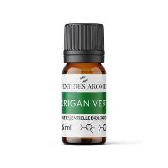 Organic Green Oregano essential oil origin France