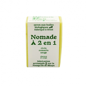Savon, Shampoing  "Nomade 2 en 1" La Savonnerie de Lucie