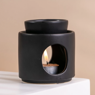 Black Ceramic Perfume Burner
