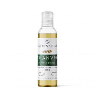Organic Hemp vegetable oil origin France
